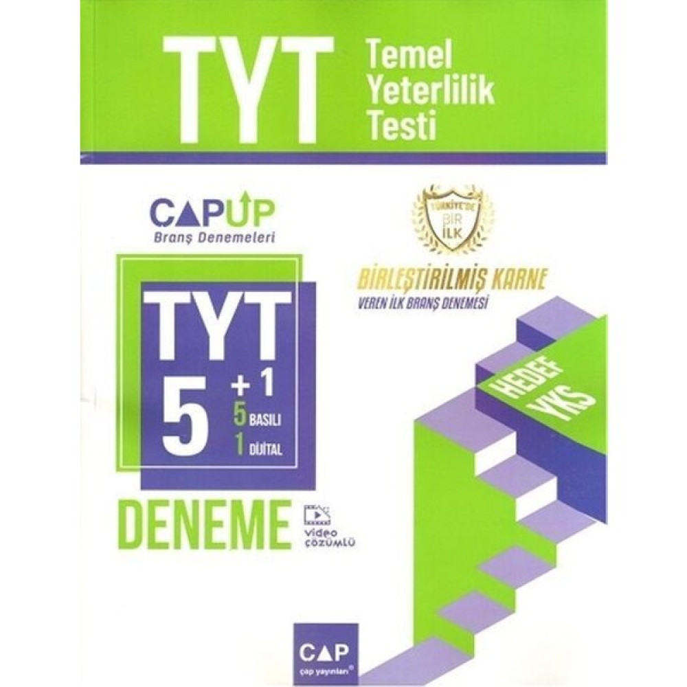 Çap Yayınları Tyt 5 Li Deneme Sınavı Temel Yeterlilik Testi (TYT) Fiyatı