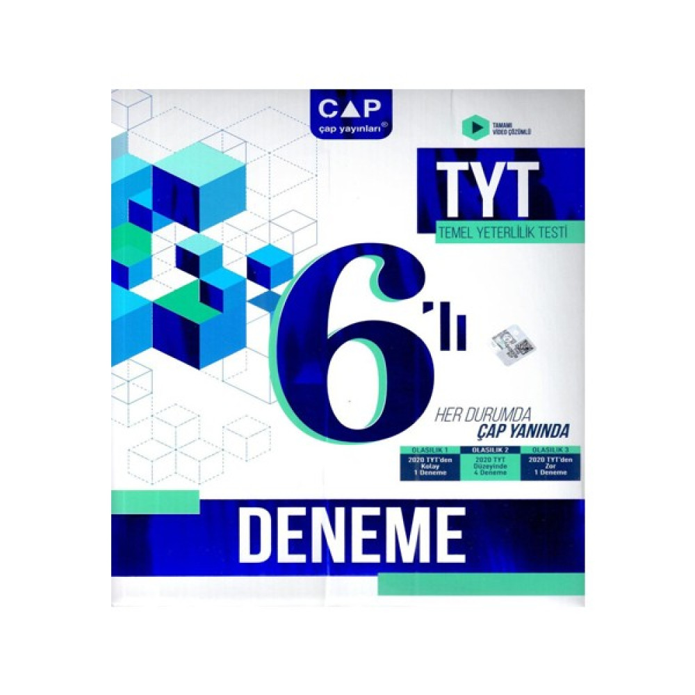 Çap Yayınları TYT 6 lı Deneme Kaynak Kitapları Fiyatı