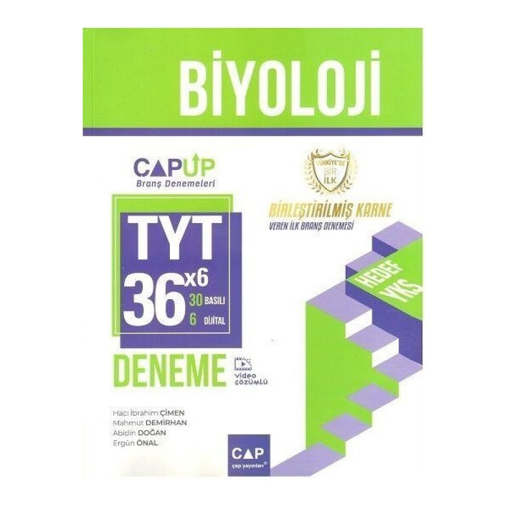 Çap Yayınları TYT Biyoloji 30 x 6 Up Deneme Temel Yeterlilik Testi (TYT) Fiyatı