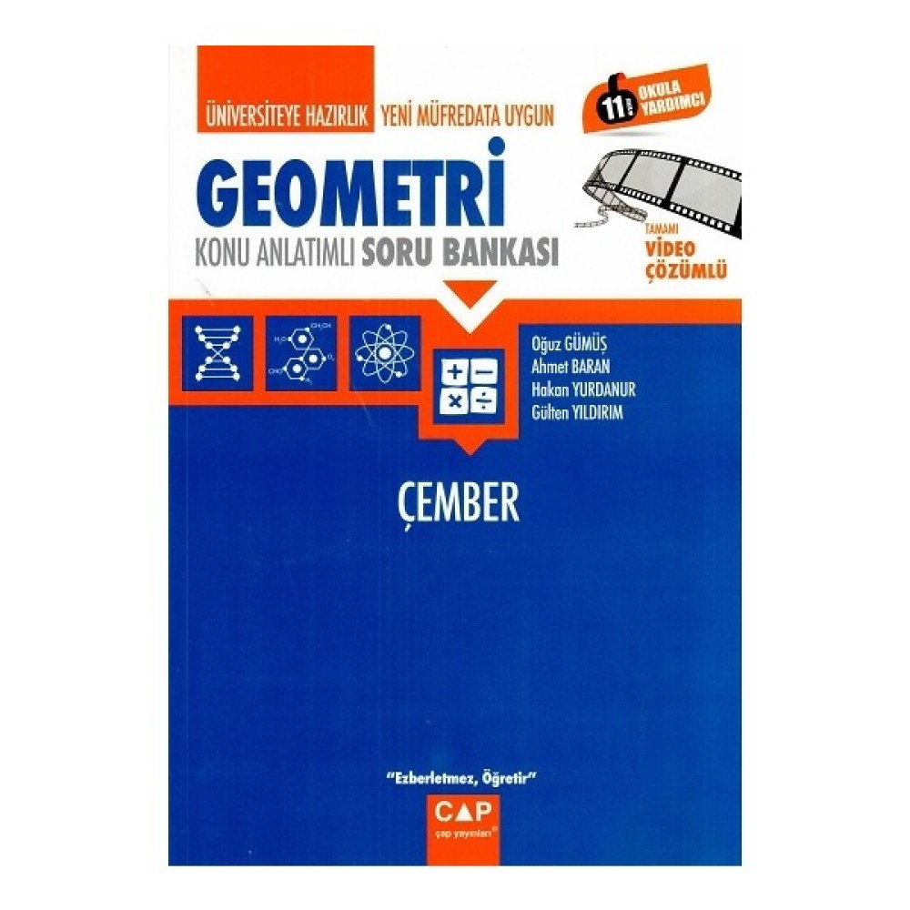Çap Yayınları Üniversiteye Hazırlık Geometri Çember - Ahmet Baran Geometri Fiyatı