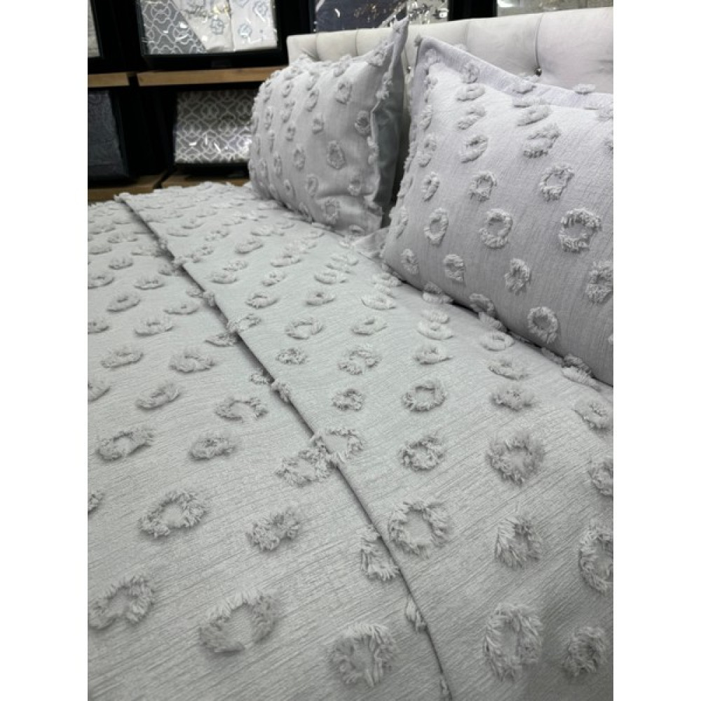 Çapa Home Hayal Yatak Örtüsü - 240 x 260 cm - Gri Yatak Örtüsü Fiyatı