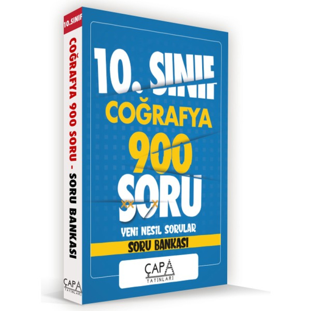 Çapa Yayınları 10. Sınıf Coğrafya Soru Bankası Coğrafya Fiyatı