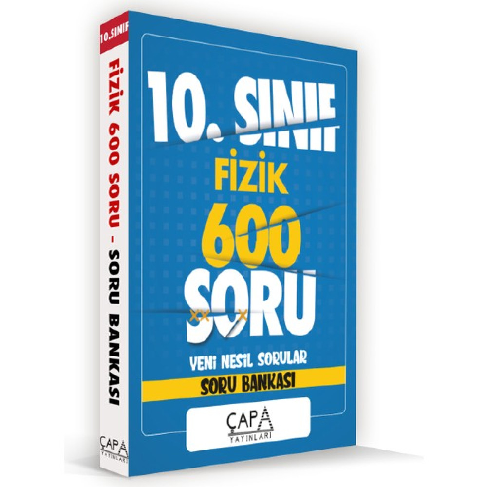 Çapa Yayınları 10. Sınıf Fizik Soru Bankası Fizik Fiyatı