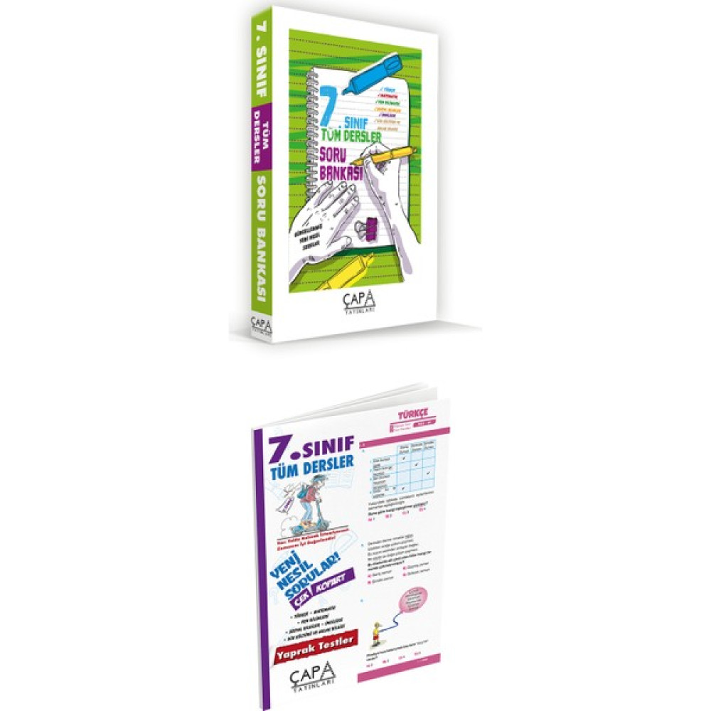 Çapa Yayınları 7. Sınıf Tüm Dersler Seti 2 Kitap Tüm Dersler Fiyatı