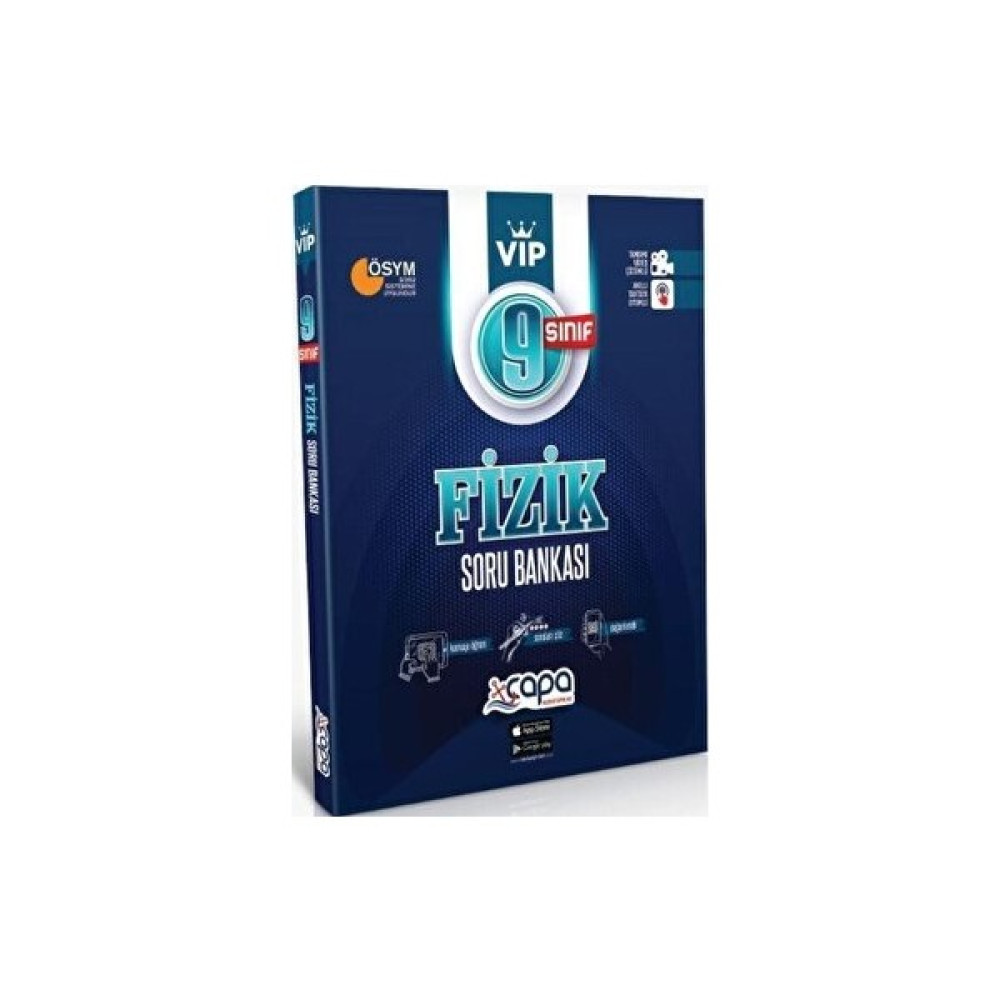 Çapa Yayınları 9. Sınıf Vıp Fizik Soru Bankası YGS ve LYS Kitapları Fiyatı
