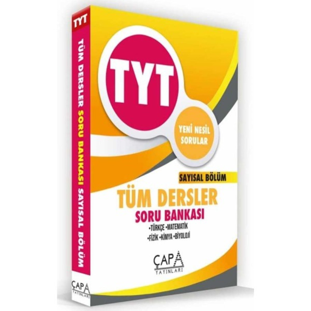 Çapa Yayınları TYT Yeni Nesil Sorular Tüm Dersler Soru Bankası Sayısal Temel Yeterlilik Testi (TYT) Fiyatı