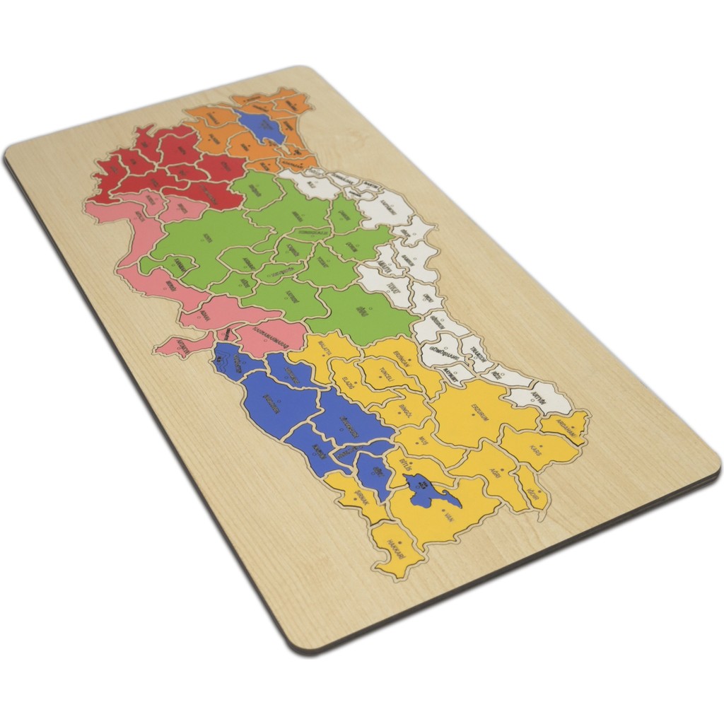 Capella Wood Works Türkiye Haritası Puzzle Yapboz Anne Bebek Oyuncak Fiyatı