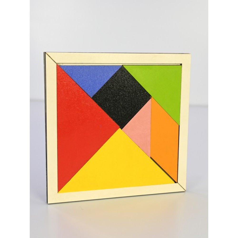 Capellawoodworks 4'lü Tangram 7 Parça Eğitici Renkli 4'lü Ahşap Orta Boy Tangram Akıl Zeka Mantık ve Strateji Oyunu Eğitici Oyuncak Fiyatı