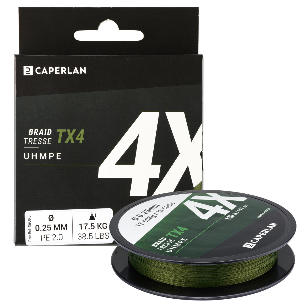 Caperlan Balıkçılık Örgü Misina - Haki - 130 M - Tx4 Balıkçılık Malzemeleri Fiyatı