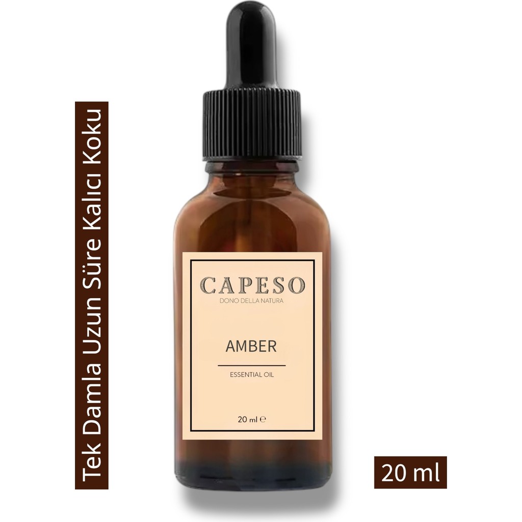 Capeso Amber Esansiyel Yağ 20 ml Sıcak, Çekici ve Yoğun Kalıcı Koku Diğer Fiyatı