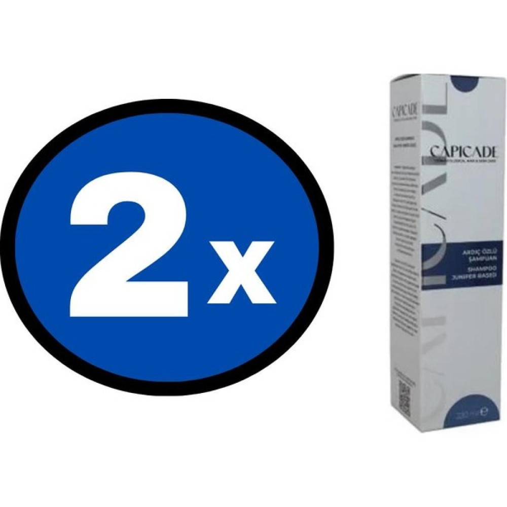 Capicade Ardıç Özlü Şampuan 220 ml Shampoo Junıper Based 2 Adet Şampuan ve Saç Kremi Fiyatı