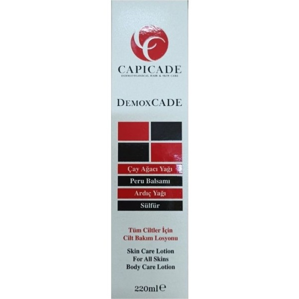 Capicade Demoxcade Vücut Losyonu 220 ml - Tekli Nemlendiriciler Fiyatı