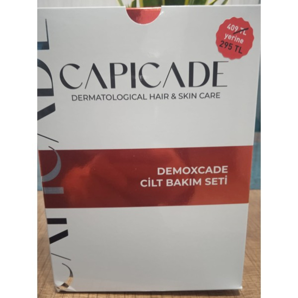 Capicade Demoxcade Vücut Şampuanı 220 ml Capicade Demoxcade Vücut Losyonu 220 ml Set Nemlendiriciler Fiyatı