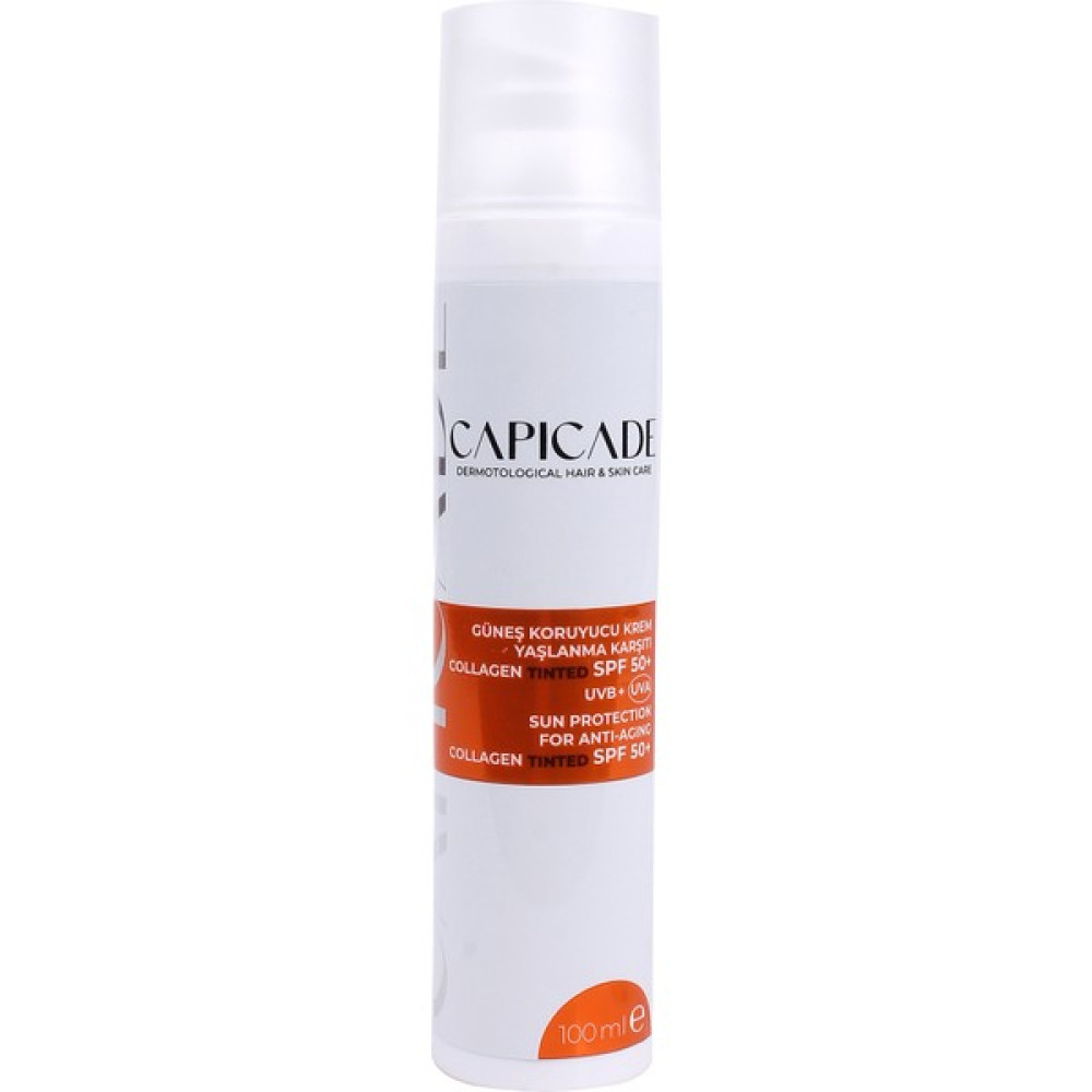 Capicade Güneş Koruyucu Krem Collagen Tinted SPF50 + 100 Ml(Yeni Ambalaj) Güneş Kremleri ve Losyonları Fiyatı
