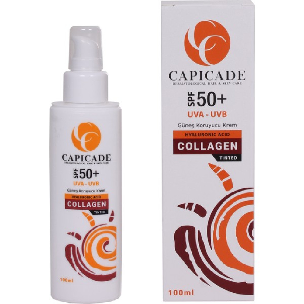 Capicade Spf 50+ Collagen Tinted Güneş Koruyucu Krem 100ML Güneş Kremleri ve Losyonları Fiyatı