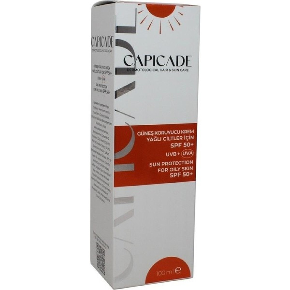 Capicade Spf 50+ Güneş Koruyucu Krem Yağlı Li Ciltler 100 ml Güneş Kremleri ve Losyonları Fiyatı