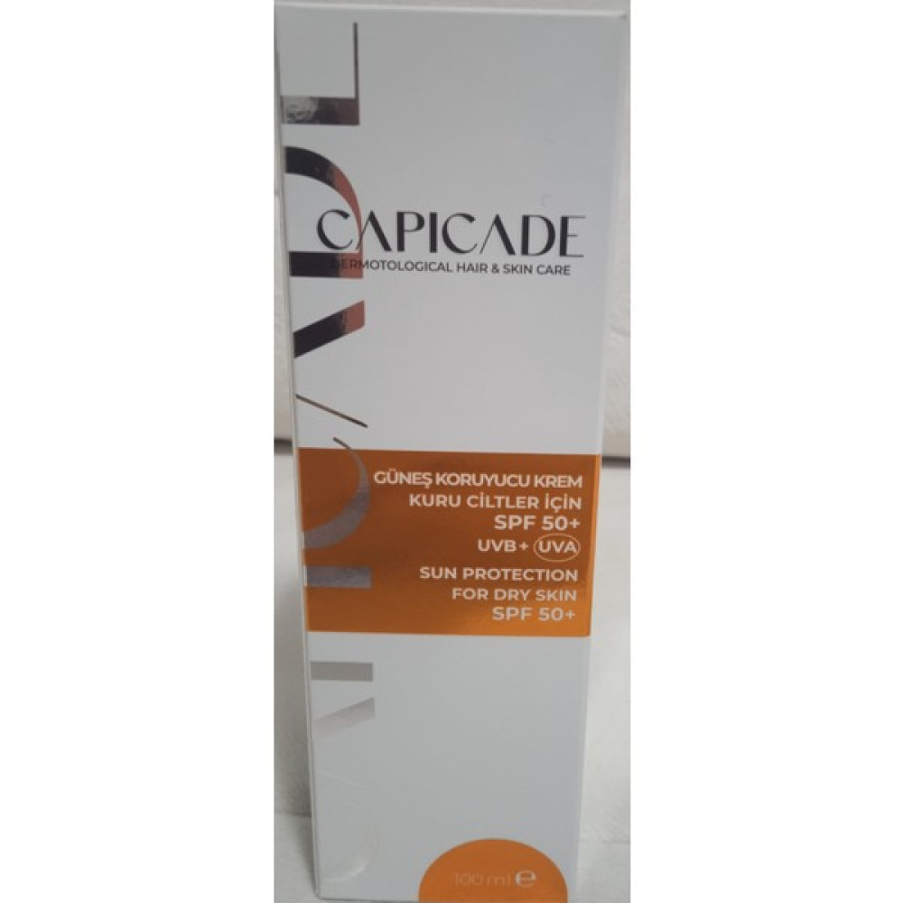 Capicade Spf 50+ Güneş Koruyucu Kremi 100 Ml-Kuru Ciltler Için Güneş Kremleri ve Losyonları Fiyatı