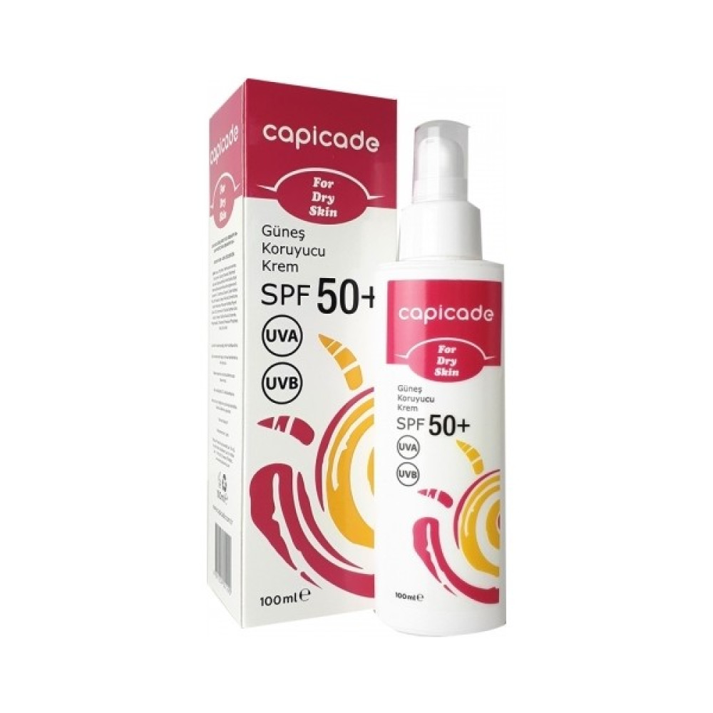 Capicade SPF50+ Güneş Koruyucu Krem 100ml - Kuru Ciltler İçin Güneş Kremleri ve Losyonları Fiyatı
