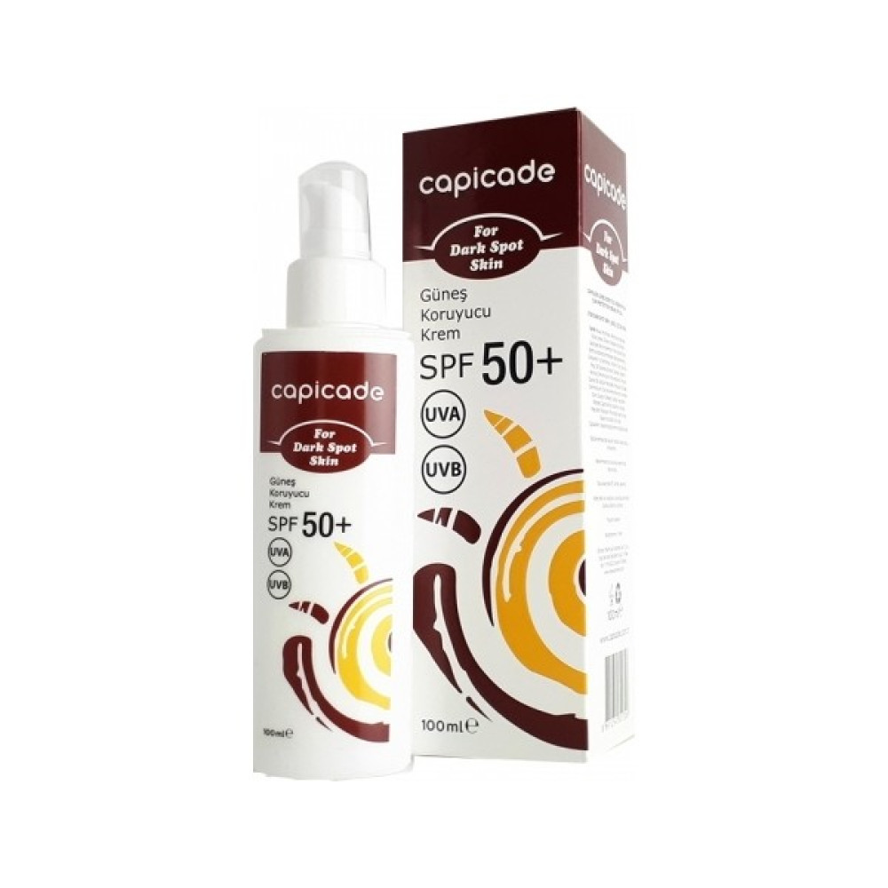Capicade SPF50+ Güneş Koruyucu Krem 100ml - Lekeli Ciltler Güneş Kremleri ve Losyonları Fiyatı
