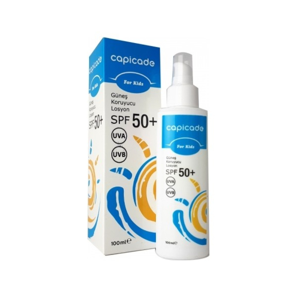 Capicade SPF50+ Güneş Koruyucu Losyun 100ml - Çocuklar İçin Bebek Güneş Kremi Fiyatı