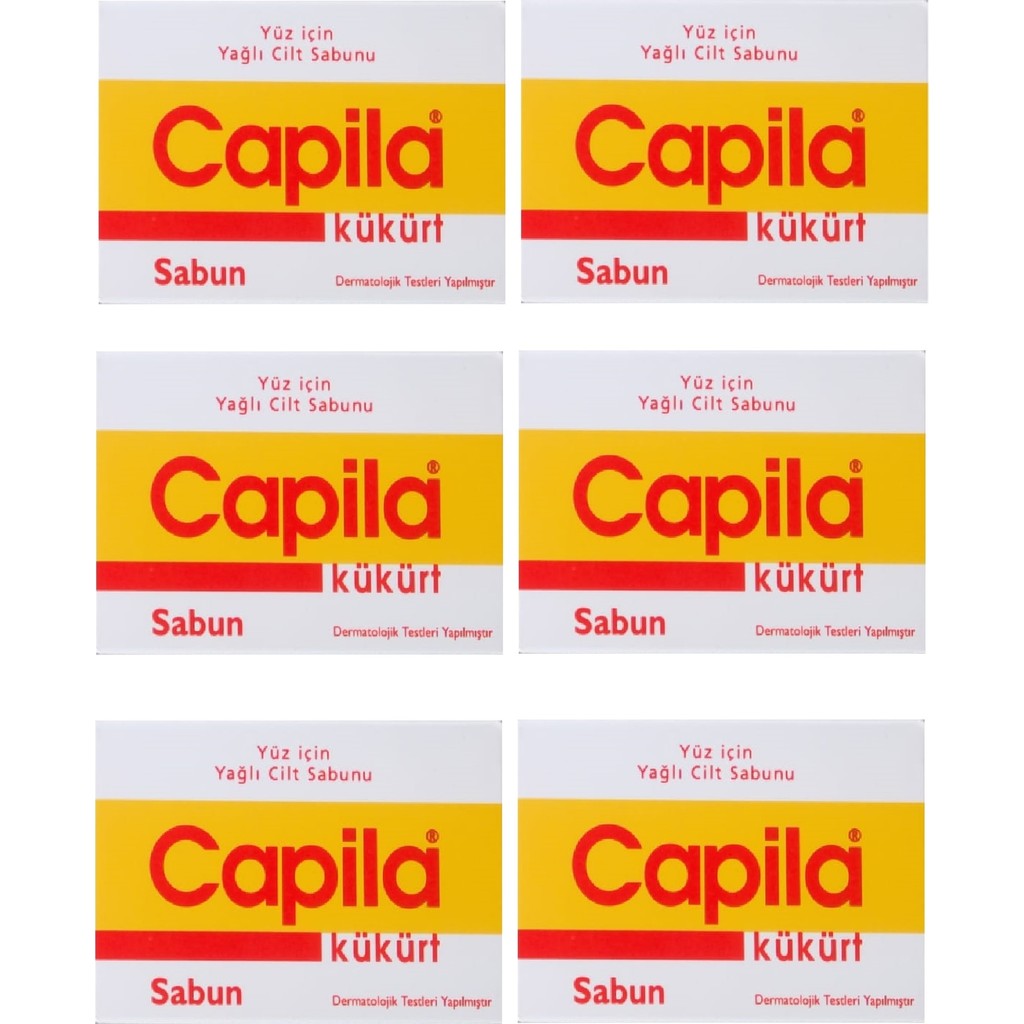 Capila Kükürt 90 gr Yağlı Ciltler İçin Kükürtlü Yüz Sabunu Dermatolojik Testlerden Geçmiştir Diğer Fiyatı