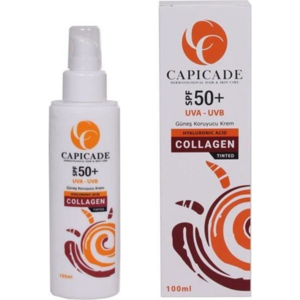 Capilactif Capicade Renkli Güneş Kremi Spf 50+ Collagen Kollajen Krem Güneş Kremleri ve Losyonları Fiyatı