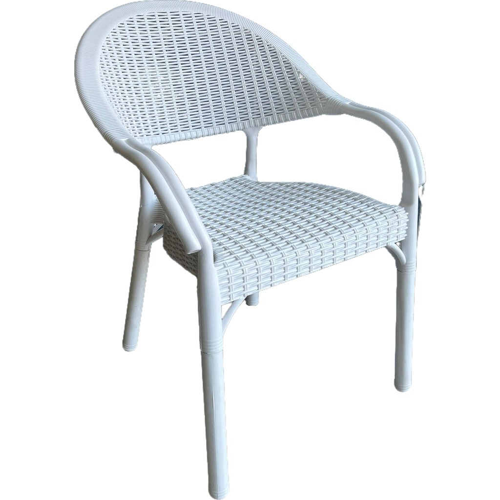 Capissi Plastik Sandalye Bambu Rattan Bahçe Teras Balkon Mutfak Sandalyesi - Koyu Cappuccino - 4 lü set Diğer Fiyatı