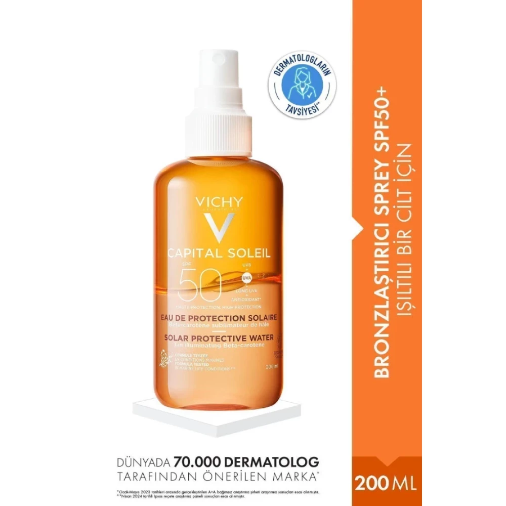 Capital Soleil Spf 50 Güneş Koruyucu Sprey 200 Ml Bronzlaştırıcılar Fiyatı