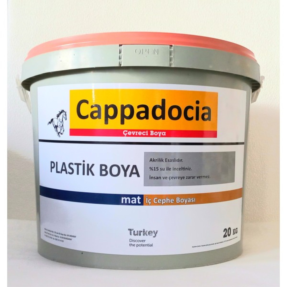 Cappadocia Plastik Boya 20KG Kadife Gri - 20 kg İç Cephe Duvar Boyası Fiyatı