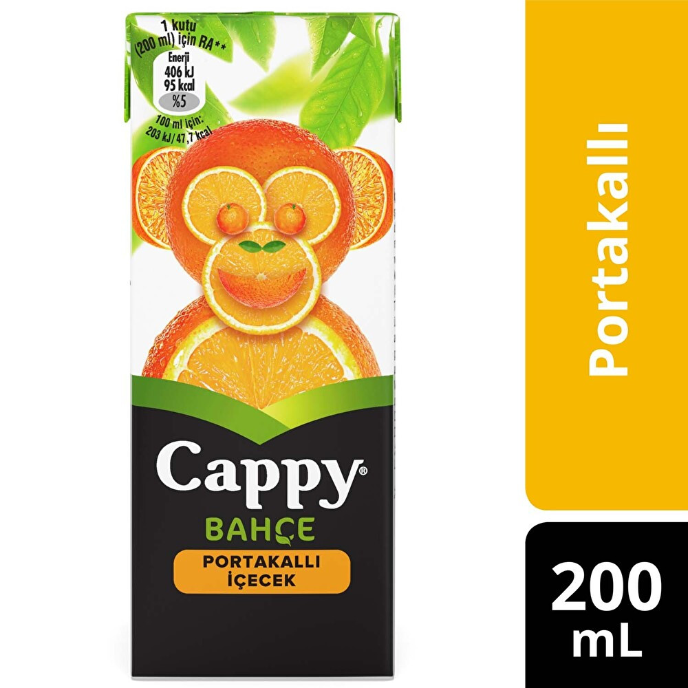 Cappy Bahçe Portakallı Meyve Suyu Karton Kutu 200 ml Limonata ve Meyve suyu Fiyatı