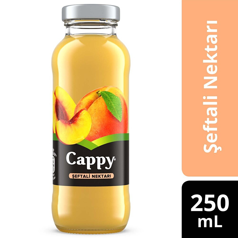Cappy Şeftali Nektarı Cam 250 ml Limonata ve Meyve suyu Fiyatı