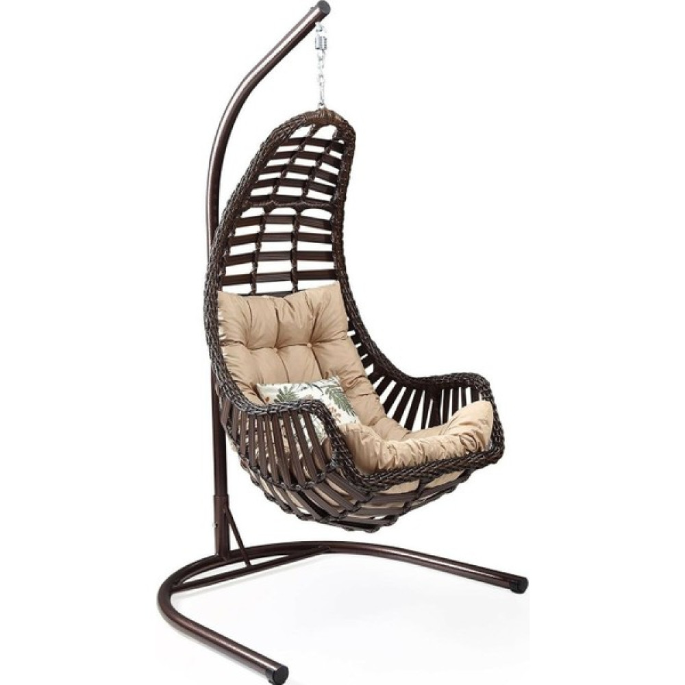Capri Swing Datça Bahçe Salıncağı | Tek Kişilik | Rattan Salıncak - Gözyaşı Kahve Bahçe Salıncağı Fiyatı