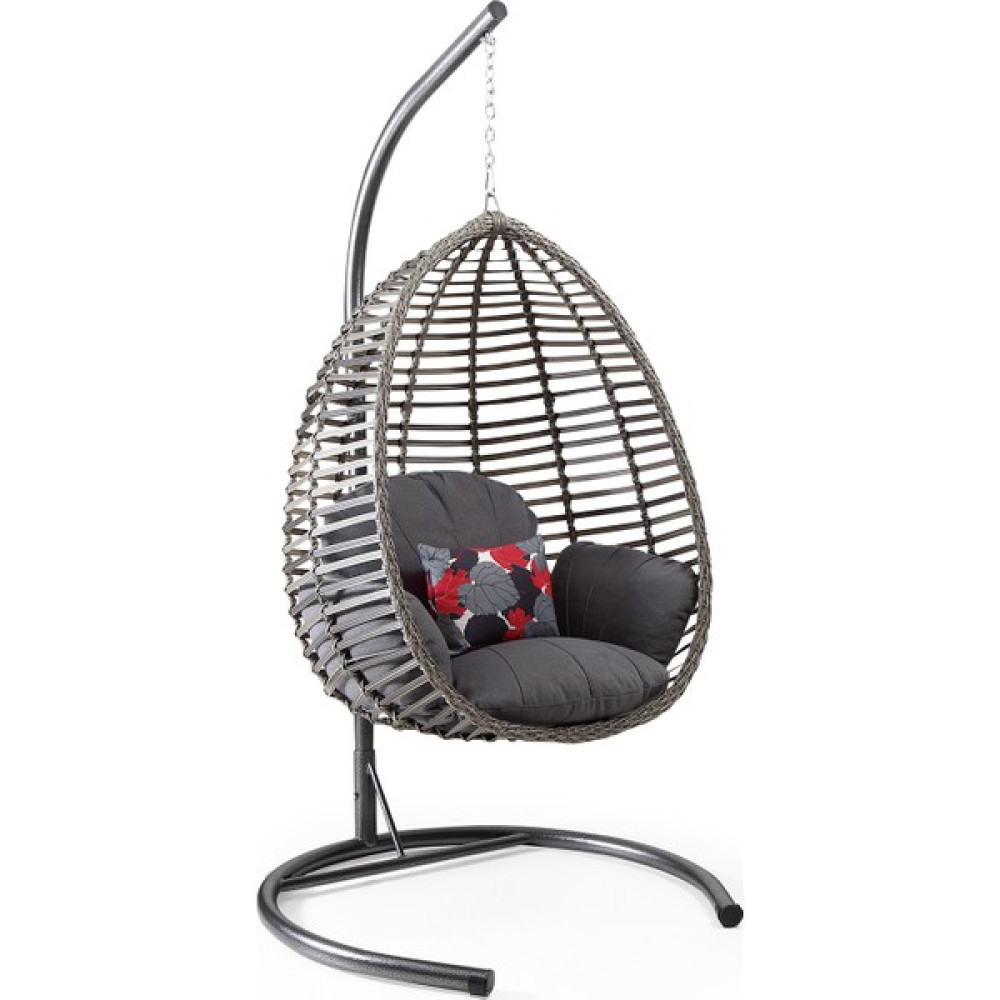 Capri Swing - Gümbet - Tek Kişilik Rattan Bahçe/balkon Salıncağı - Koyu Gri Oto Boyaları Fiyatı