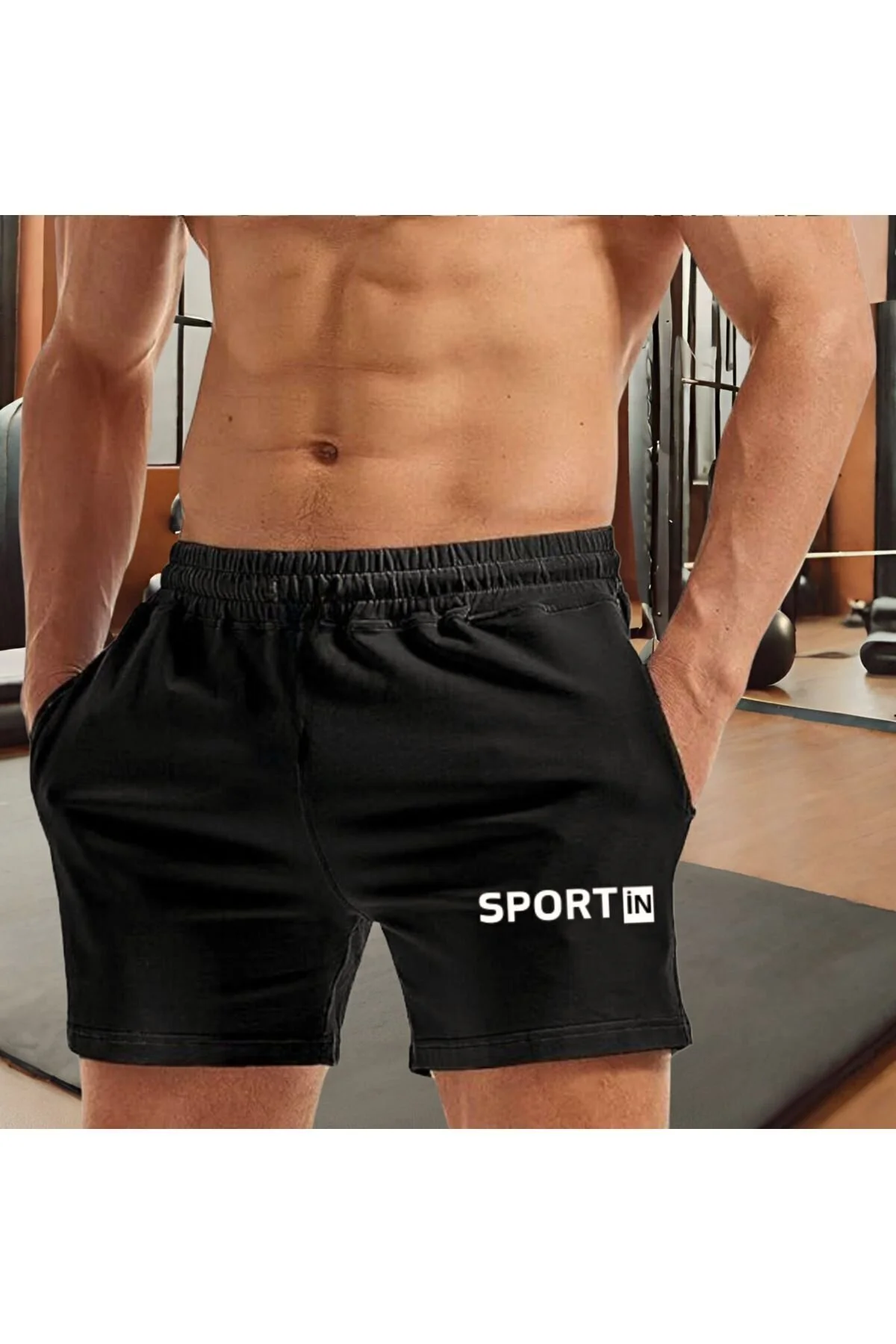Capshon Erkek Spor Şort - Cepli Sporcu Antrenman Fitness Gym Şortu XL Beden" Şort & Kapri (Outdoor) Fiyatı