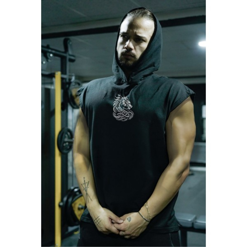 Capshon Kolsuz Sporcu Atleti Sweatshirt Hoodie Capshon Toptank (Kapüşonlu) Erkek T-shirt Fiyatı