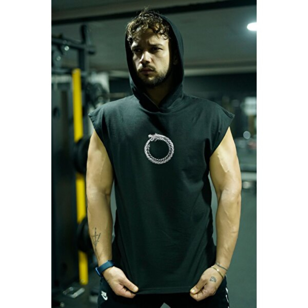 Capshon Ouroboros Sporcu Atleti Kolsuz Capshon® Erkek T-shirt Fiyatı