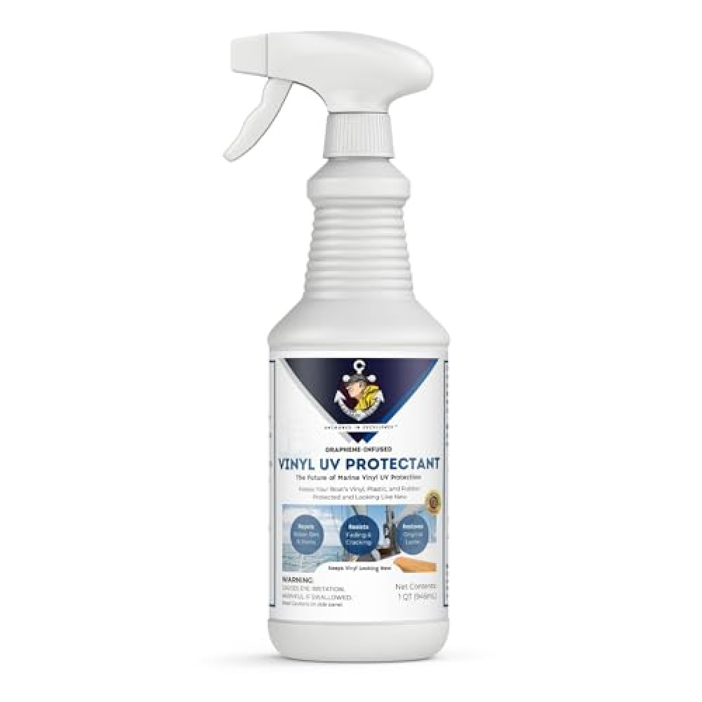 Captain Don's Graphene-Infused UV Vinyl Protectant, Vinyl Conditioner, & Vinyl Restorer, 32 oz