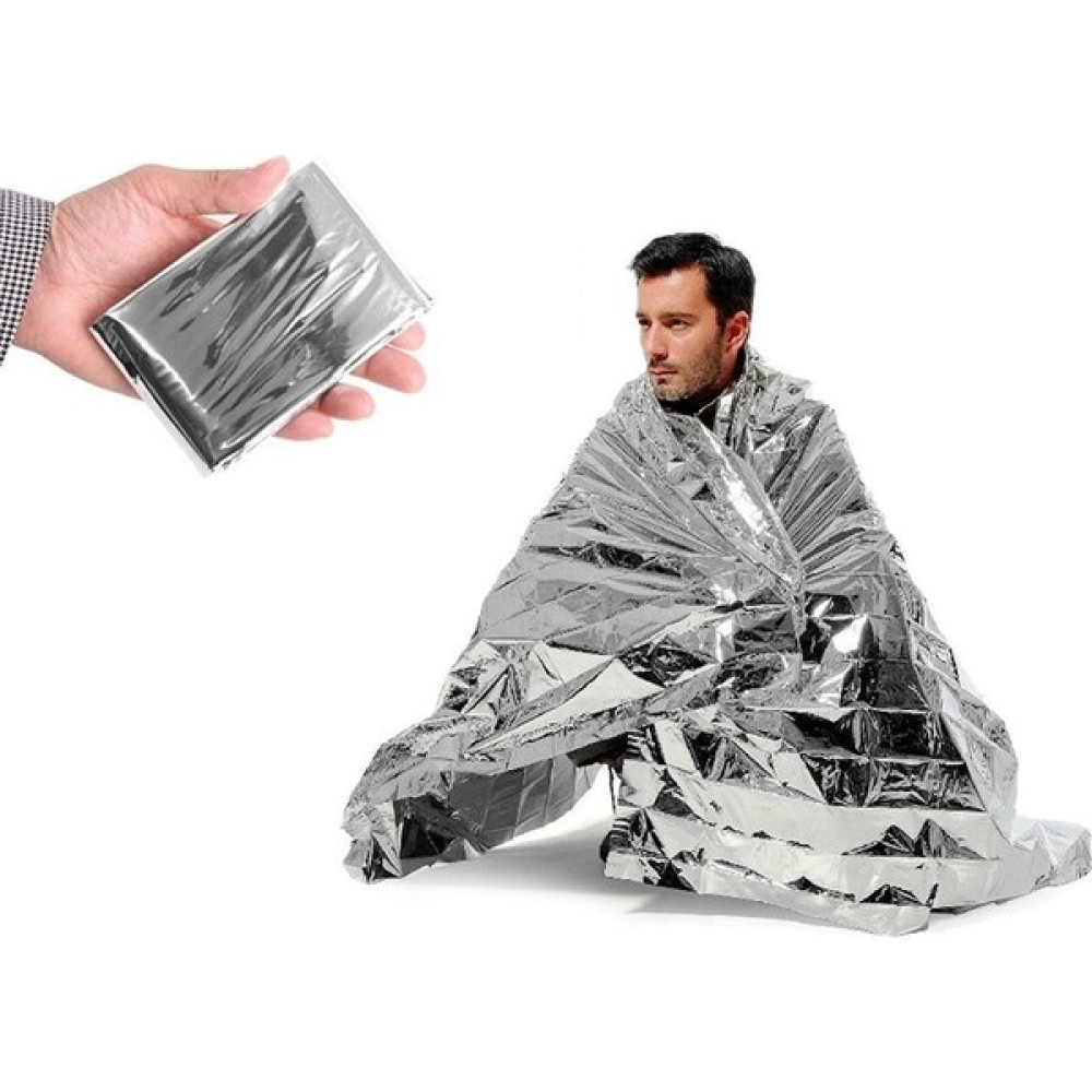 Captain Sos Blanket 7404 Acil Durum Için Termal Battaniye Metalize Isı Yalıtımlı 160X210CM Medikal Ürünler Fiyatı