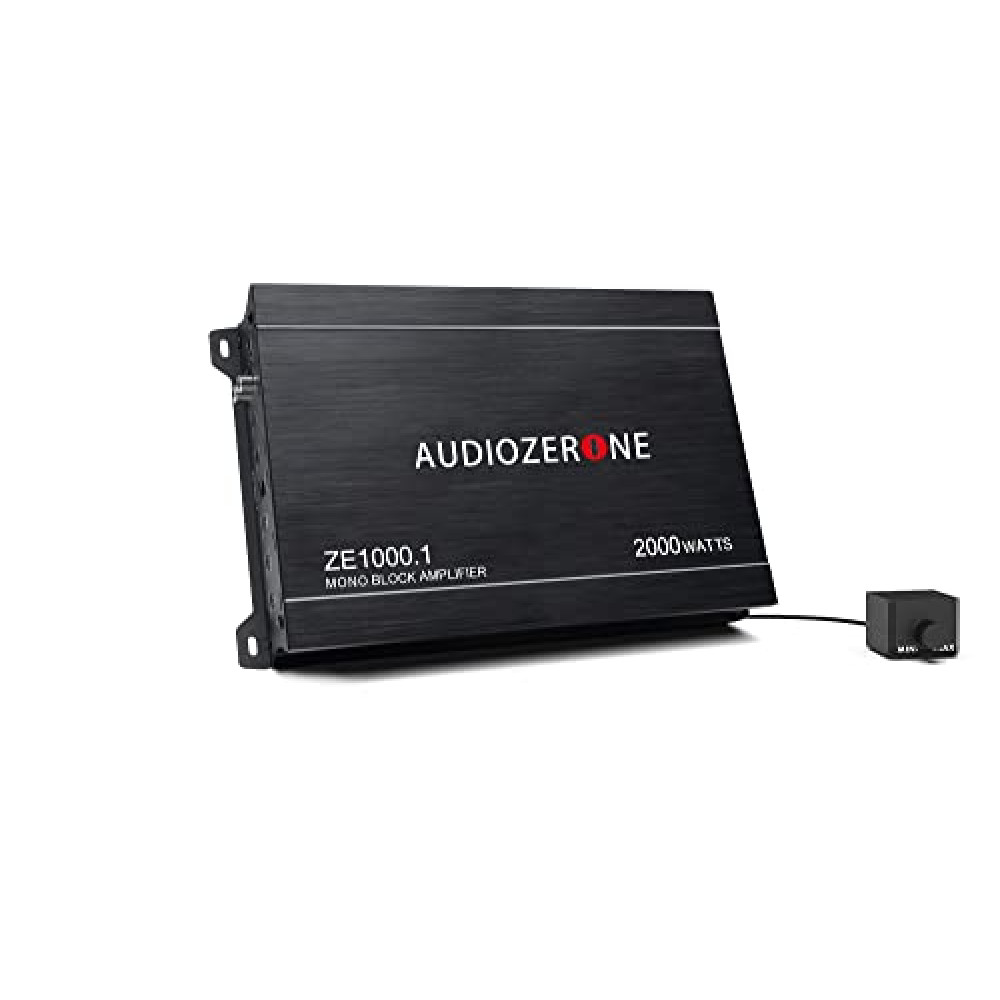 Car Audio Amplifier ZE1000.1 2000W Monoblock Class D MOSFET Subwoofer Audio, 1-4 Ohm Stable, Low Pass Crossover, Mosfet Power Supply, Stereo Car Amplifiers Fiyatı