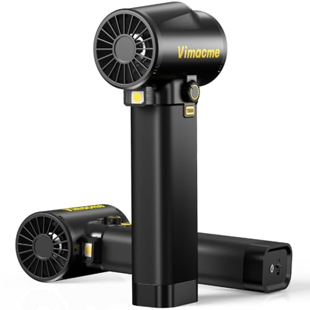 Car Dryer Air Blower Turbo Fan - 1600g Instant Thrust, Infinitely Variable Speed, 750W Max Power, 64MM Handheld Turbo Jet Blower Cordless with 4000mAh Battery & Charger for Car Drying, Patio Cleaning