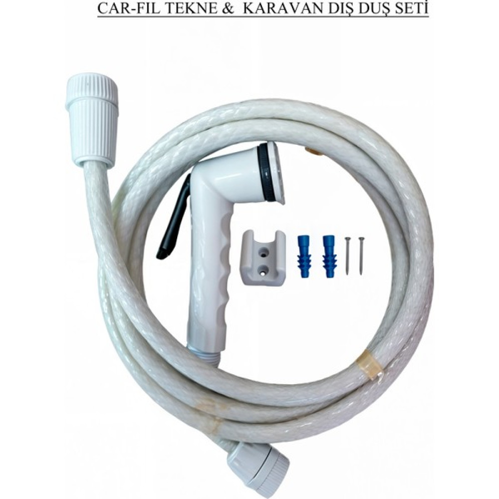 Car-Fil Tekne & Karavan 2m Dış Duş Hortumu Seti Oto Seyahat Ürünleri Fiyatı