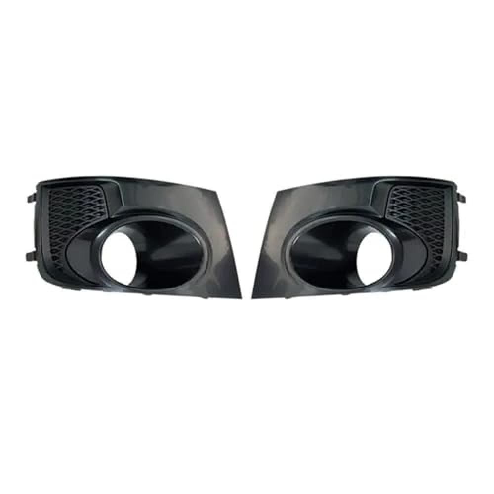 Car Front Bumper Fog Light Frame Trim Fog Lamp Cover Grill Bezel Compatible For Subaru Impreza WRX Sti 2011-2014