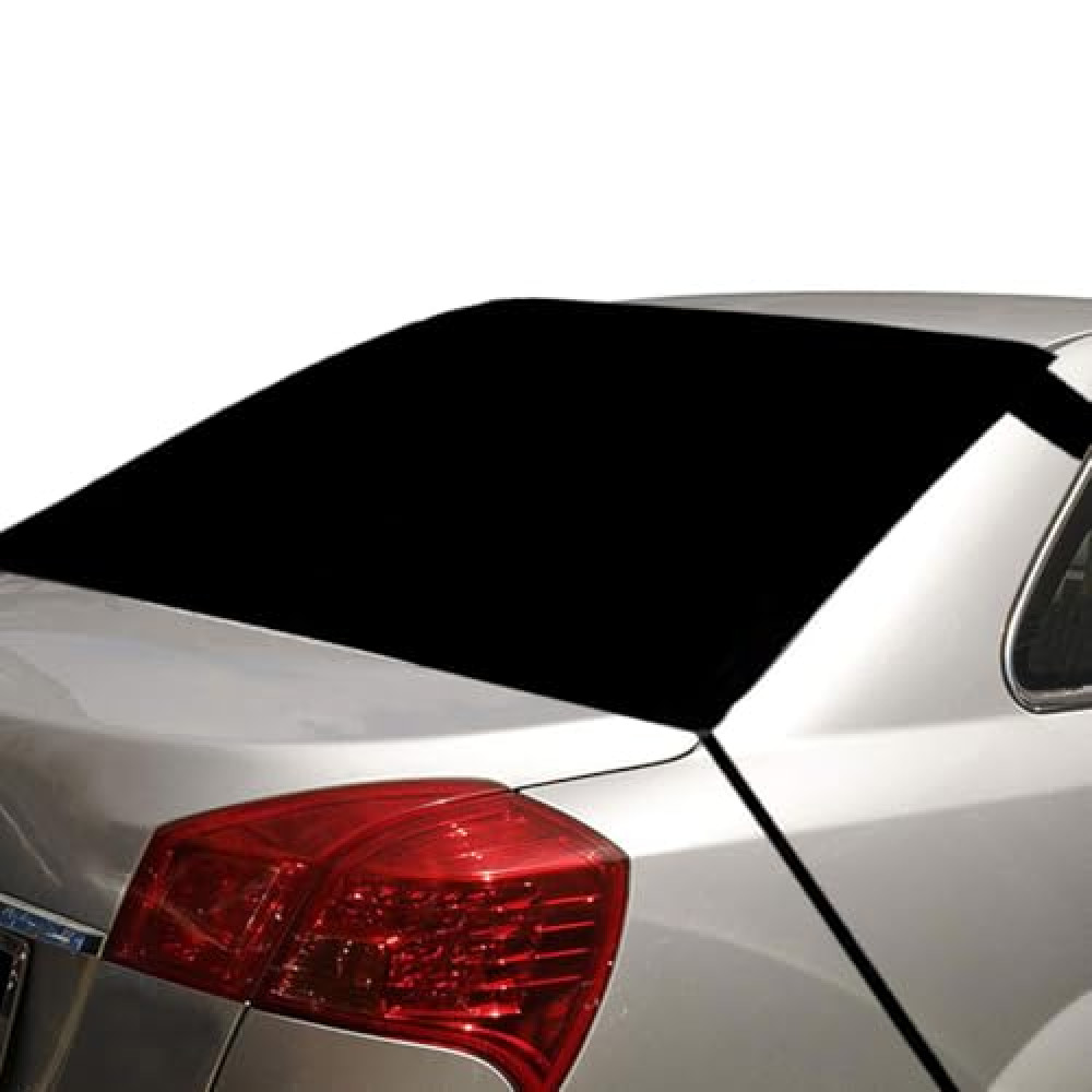 Car Rear Windshield Snow Cover, 57×35 Inch Anti Ice Frost Rear Windshield Protector, Windproof Oxford Back Window Cover, Winter Car Accessories for Cars, Trucks, SUVs, Lorries