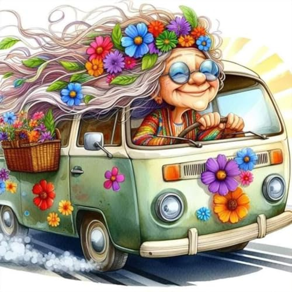 Car Stamped Cross Stitch Kits - Needlepoint Counted Cross Stitch Kits for Beginners Adults, Patterns Dimensions Embroidery Kits Arts and Crafts (11CT Without Frame)