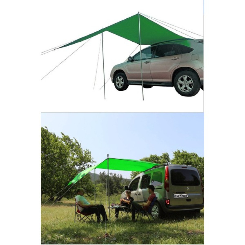 Car Tent Kamp Araç Yan Tente Gölgelik Katlanır Çok Amaçlı Araç Üstü Branda Piknik Plaj Çadırı Kamp Malzemeleri Fiyatı
