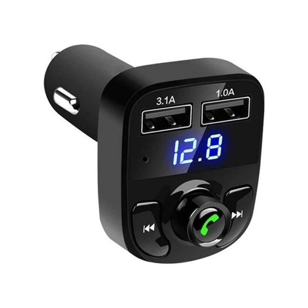 Car X8 2.0A Bluetooth Fm Transmitter Telefon Görüşme Destekli Oto Transmitterleri Fiyatı