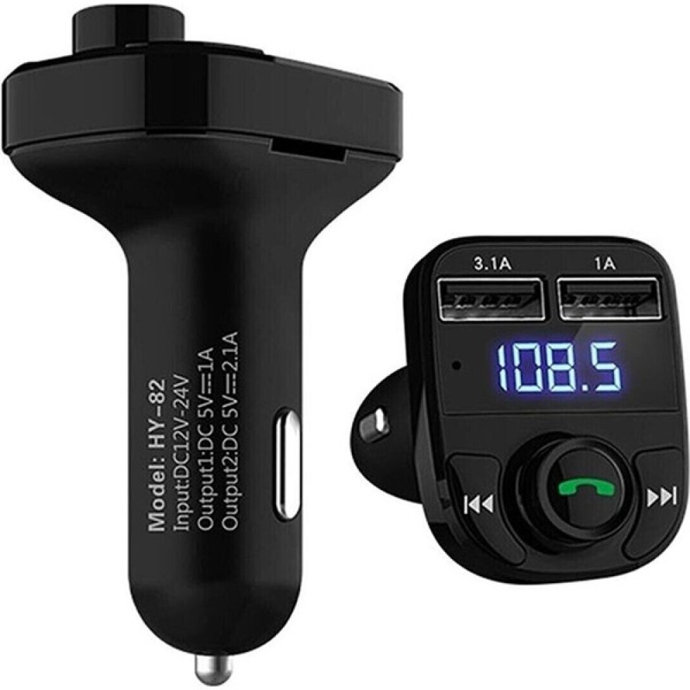 Car X8 Araç Fm Transmitter 5.0 Bluetooth USB Mp3 Sd Kart Çakmaklık Girişli Oto Müzik Çalar Oto Transmitterleri Fiyatı