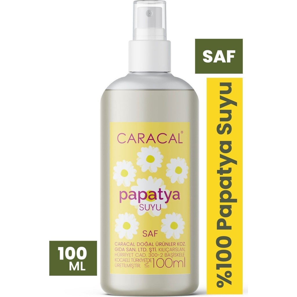 Caracal Papatya Suyu Saç ve Cilt Toniği Saf ve Doğal 100 ML Diğer Fiyatı