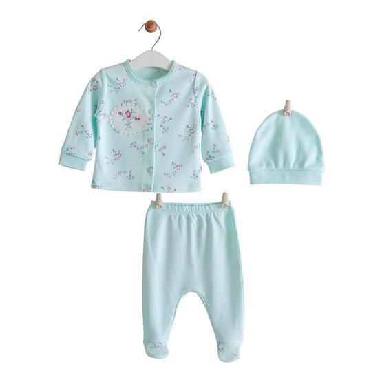 Caramell TKK4730 Yeşil 3-6 Ay 2'li Bebek Takımı Bebek Giysi Takım Fiyatı