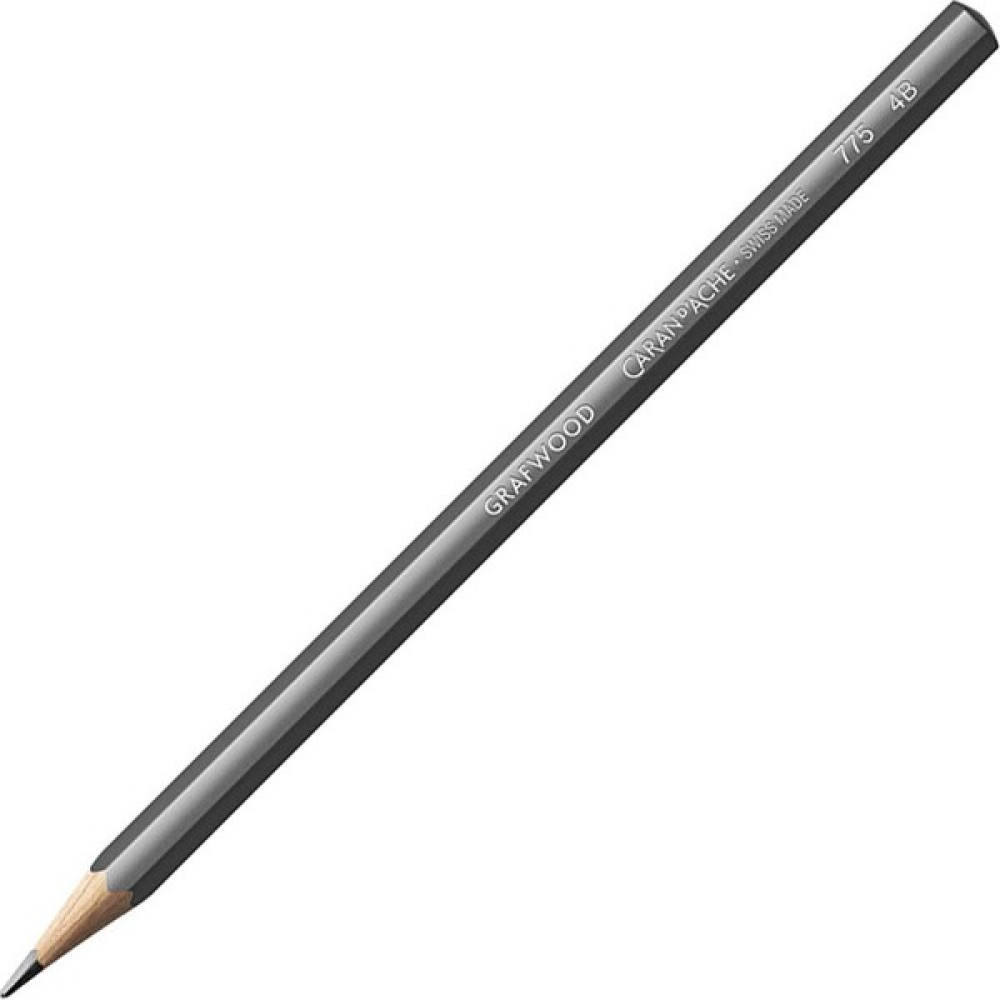 Caran d'Ache Grafwood Dereceli Kalem, 4B Kurşun (Ahşap) Kalem Fiyatı